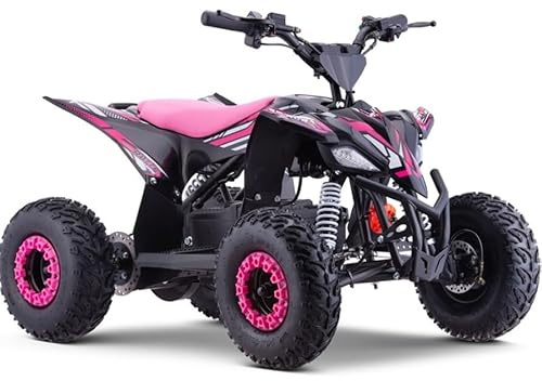Mini ELEKTRISK Quad 1300W, barn från 4 till 14 år, Rosa