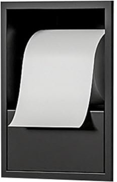 Shower Niche, Embedded Bathroom Niche Stainless Steel With Removable Door, Wet Room Shelf Recess, Single Toilet Niche For Home Improvement, Lightweight(Black,17x23x12cm)