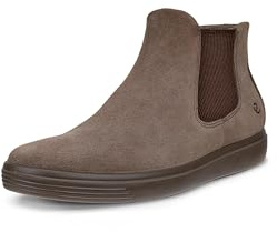 ECCO kvinnors klassiska sneaker W ankelkänga, Dark Clay, 8 UK, Mörk lera, 42 EU
