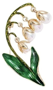 HUFFA Broche artistique en forme d'orchidée - Élégante broche de corsage en forme de plante for accessoires de mode for femmes