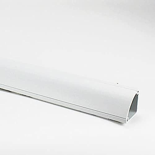 UZAMIRLEX Kabelabdeckung, Selbstklebende oberflächenmontierte Kabelkanäle, beliebte Alternative zur Bodenverkleidung, for Verstecken von Kabeln, Wandmontage-TV-Kabeln, weiß, 24 x 24 mm, konstruktiv