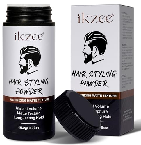 Hair Styling Powder for Men – Matte Finish & Volumizing Texture Powder, 2PCS Non-Greasy Hair Powder for Instant Lift & Long-Lasting Hold, Oil-Control & Easy to Apply for All Hair Types, 10g