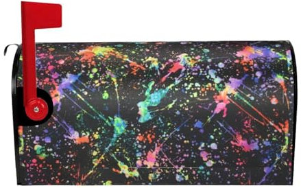 Copertura per cassetta postale impermeabile con magneti colorati - Cassetta delle lettere con stampa standard per cassette postali 53 x 45 cm