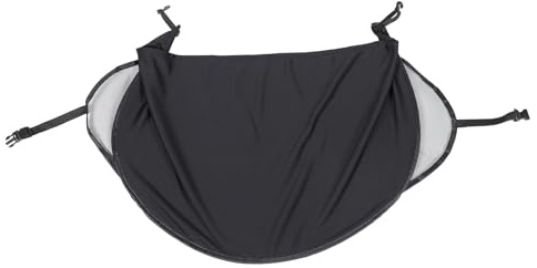 GETAJGHSD Funda para Cochecito Ñiño Negra, Toldo Parasol Licra Protección Solar Uv, Cubierta Antilluvia para Sillita de Paseo, Accesorio para Exteriores