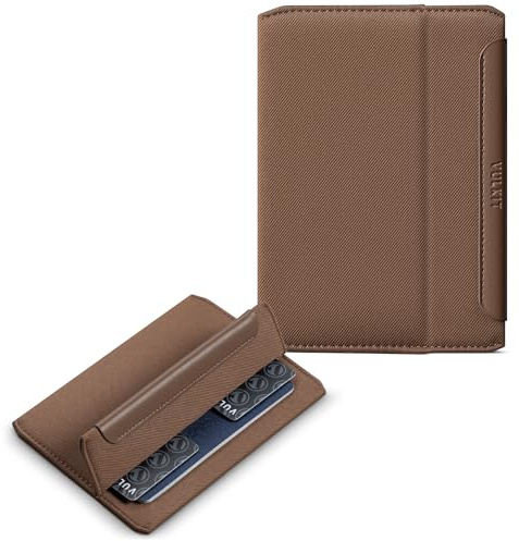 VULKIT RFID Passport Holder Slim Design Pocket Fitted Passport Cover Magnetic Closure, Single Passport Design