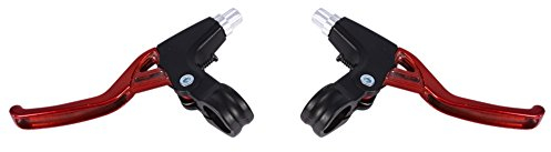 1 Pair Bicycle Brake LeverBicycle Brake Handle Mountain Road Bike V-Brake Lever Handlebar Brakes ( Color : Red ) Ride Ride