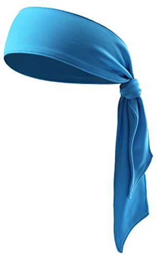 Frcolor Herren Stirnband und Schweißband für Karate, Tennissport, 100 x 6 x 5 cm, Blau