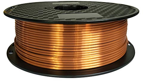 Silk Copper PLA-Filament, 2,85 mm, 3D-Drucker-Filament, glänzendes PLA-Filament, 1 kg Kupfer-Filament, Spule, 3D-Druckmaterial, seidiges PLA-Metall, metallisches Kupfer CC3D