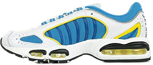 Nike Herren Air Max Tailwind IV Laufschuh, Blanco/Amarillo Veloz/Blanco/Azul Foto Claro