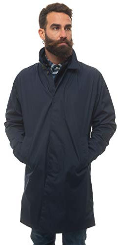 Barbour Jacket Technical Fabric Lorden Jkt Blue Polyester Man - Blue - XXL