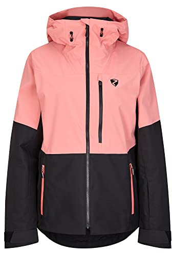 Ziener Damen TURIS Ski-Jacke/Freeride | sympatex, PFC frei, Wolle, pink vanilla, 42
