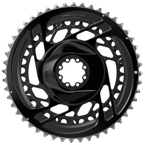 Sram Force D2 Road 2X12-Fach Kettenblätter Schwarz 50/37 Zähne
