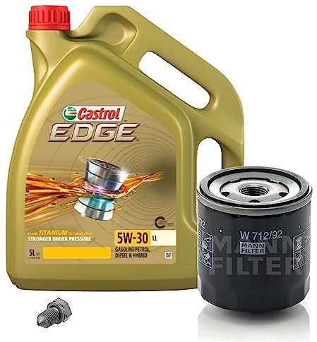 EISENFELS Inspektionspaket Wartungspaket Filterset mit 5 L Motoröl 5W-30 Ölfilter Verschlussschraube