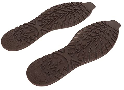 Goma para reparación de suelas de zapatos, recortable, reparación flexible de la parte inferior de los zapatos (marrón, 41 a 44)