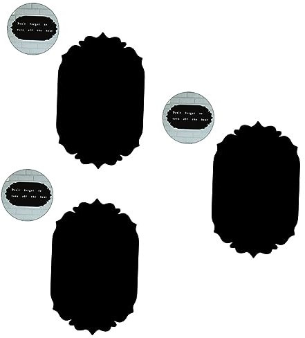 NUOBESTY 3pcs Jar Lids Spice Labels Stickers for Jars Blackboard Sticker for Pantry Wine Glasses Easy to Apply Clean