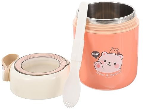 Uonlytech Tazza Termica Per La Colazione Tazza Portatile Per Cibo Caldo Contenitore Isolato in Acciaio Inossidabile