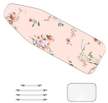 Extra Grande - Funda para Tabla de Planchar 150x60cm, Engrosada - Diseño 2 En 1, Super Permeabilidad al Vapor - Cubierta Tablas Planchado, con 4 Cierres