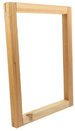PLAFOPE Siebdruckrahmen aus Holz wiederverwendbarer Siebrahmen Bildschirmrahmen Holzrahmen für Siebdruck Holzrahmen für professionellen Siebdruck Rahmen Siebdruck richtige Rahmengröße Garn