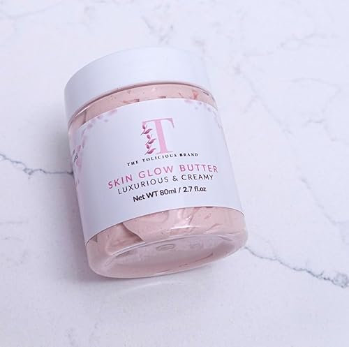 Tolicious Brand Skin Body Glow Butter (150mls) - Vegan-friendly, Nourishing Moisturizer for Dry Skin (80 mls)