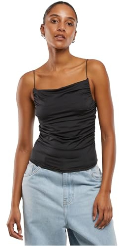Urban Classics Tb7700-ladies Waterfall Jersey Top Tricot, Noir, M Femme