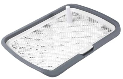 DLUKENY Grand bac d'urinoir pour chien avec vertical pour chien