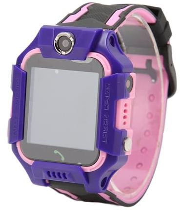 LUCKDANO Montre Intelligente pour Enfants Montre Intelligente pour Enfants avec Appel LBS Positionnement Caméra SOS Mode Salle de Classe IP67 pour Garçons Filles âgés de 3 à 12 Ans (Violet)