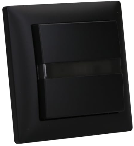 Busch-Jaeger 64765 UJ-915 Busch-Basic-Sensor mit Relais-Einsatz | flex Komplettset Busch-balance® SI Schwarz matt 2CKA006800A3232