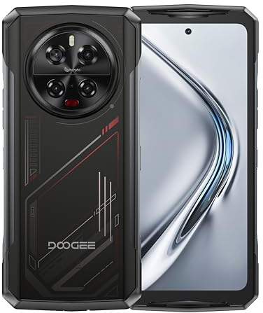 DOOGEE V40 5G, Display FHD+ da 6,78 120 Hz, 32 GB RAM + 512 GB (fino a 2 TB), Fotocamera Quadrupla da 108 MP, Fotocamera Frontale da 16 MP, NFC, Wi-Fi 6, Dual SIM, IP68/IP69K & MIL-STD-810H, 2 anni