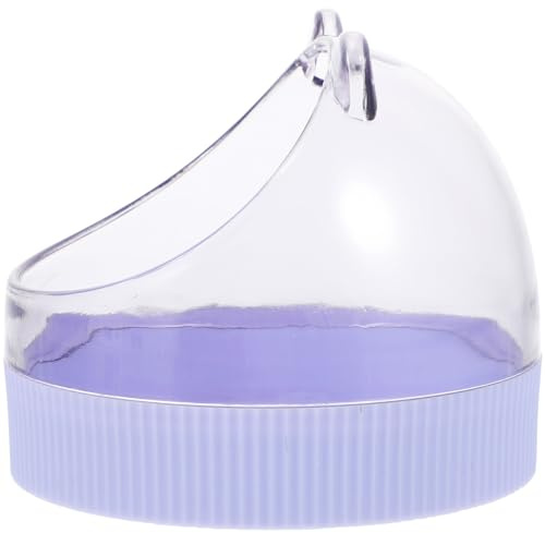 Luxshiny Tazón Acrílico para Hámster y Ratas, Cuenco Compacto para Comida y Agua, Fácil de Lavar, Adecuado para Jaulas Domésticas de Pequeños Animales