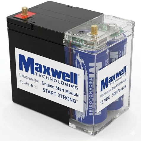 Maxwell 16V 500F Superkondensator Starter Power Bank – 6x 2.7V 3000F Ultrakondensator Modul für Auto Start-Stop, Car Audio Stabilisator & 12V Batterie Parallelschaltung