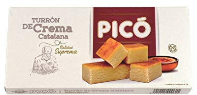Picó - Turrón de Crema Catalana, Turron blando de Crema Catalana - Calidad Suprema - 200gr (Sin Gluten)