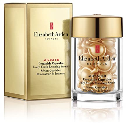 Elizabeth Arden Advanced Daily Youth – Restoring Serum, 30 Stück, Kapseln für die tägliche Hautpflege, natürliche Inhaltsstoffe & revitalisierende Formel, Anti-Aging für Frauen