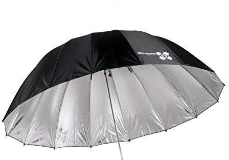 Quadralite Space 185 cm Parapluie Photo parabolique réflecteur Argent