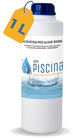 Alghicida per alghe rosse confezione da 1 lt