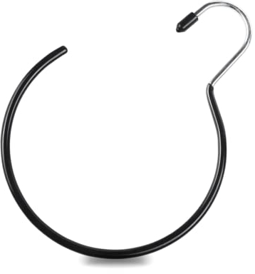 Lmyzcbzl Scarf Ring Hangers, Non-Slip Ties Hanging Hook, Scarf Tie Belt Hanger, Belt Rack, Circle Shape Clothes Hanger, Closet Organizer, for Scarves, Hats, Belts, Bags