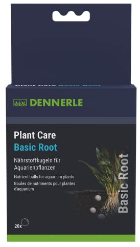 Dennerle Plant Care Basic Root, 20 Stück - Nährstoffkugeln für Aquarienpflanzen