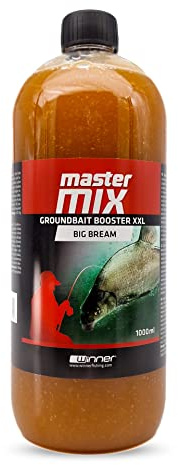 Tandem Baits Master Mix Groundbait Booster XXL Bream Killer karp lockande bete karp fiske bete för stor fisk fiske karp tillbehör professionell & hobbyfiske fiske fiskefoder 1000 ml