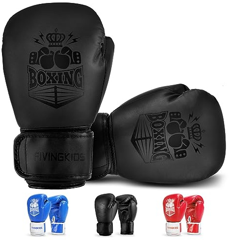 FIVING Boxningshandskar för barn för pojkar och flickor, boxningsträningshandskar för barn 3-15, sparring boxningshandskar för boxning, kickboxning, Muay Thai, MMA