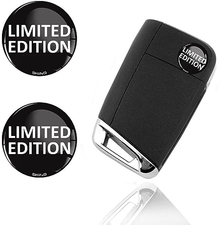 SkinoEu 2 x Ø14mm Aufkleber Schlüssel Limited Edition Emblem Stickers Für Fernbedienung Auto Moto Logo Key Badge Tuning KSK 25