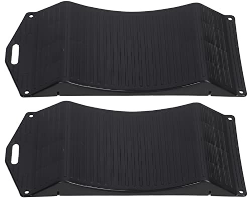 Rampe Per Pneumatici Salva-gomme da 2 Pezzi Blocchi Per Pneumatici Antiscivolo Per Auto Potente Capacità di Carico Blocchi Per Pneumatici Per Rimorchio Per Camion Auto(18P： 44.4 * 19.5 * 3.5CM)