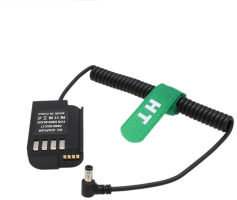 HangTon DMC-DCC17 Power Batterie CC pour appareil photo reflex numérique Panasonic Lumix GH6, G9, G9 II, S5, S5 II, S5 IIX, GH5m2, GH5S DSLR