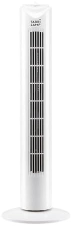 Ventilador De Torre Tero Blanco 3 Vel 50w Oscilante Temporizador 80x25x25 Cm