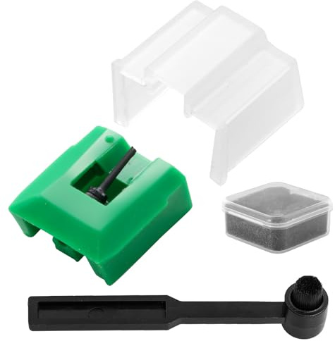 ATN95E Record Needles Compatible with Audio-Technics AT-LP120X Series Vinyl Record Players, ATN95E Turntable Record Replacement Needle with Stylus Cleaning Brush