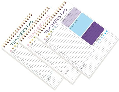 DIKACA Agenda 2026 (3 Unidades) Cuaderno Planificador Diario y Mensual 23 Cm para Tareas, Citas y Organización Personal Portátil Cubierta Resistente para Gestión