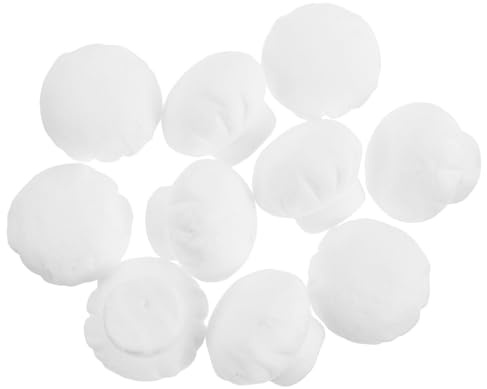 IWOWHERO 10pcs Mini Chef Hat for Doll Dress Up - Dollhouse Miniature Cooking Hat - Tiny Bakery Caps for Stuffed Animals Costumes Accessories DIY Kitchen Role Play