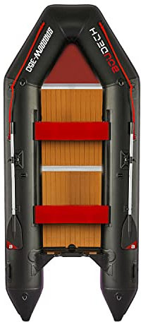 BOUDECH Sparrow 360 - Schlauchboot 360 x 150 cm mit 4 Luftkammern und Boden aus Kunstholz