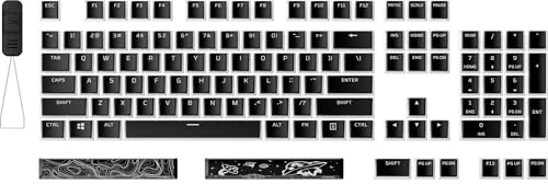 HyperX Pudding Keycaps 2 - Full Key Set - PBT - 112 Keys - Black