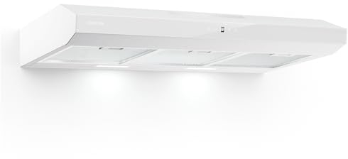 Klarstein Cappa Aspirante a Incasso, Cappa Cucina con Filtro, Cappa Aspirante Cucina in Alluminio, Cappa da Parete con Flusso d'Aria 175m³/h, Illuminazione LED, Timer, Cappa Aspirante Filtrante