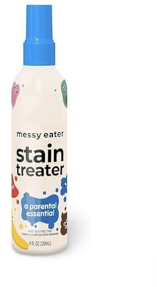 Messy Eater Stain Remover Spray for Food, Grease, Coffee Stains on Clothing and Fabrics 120ml.