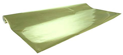 Clairefontaine 354175C - Un Rouleau De Papier Métallisé - 1 face - 2x0,70m - 80g - Couleur : Or - Emballage Cadeau, Emballage Extérieur, DIY, Loisirs Créatifs